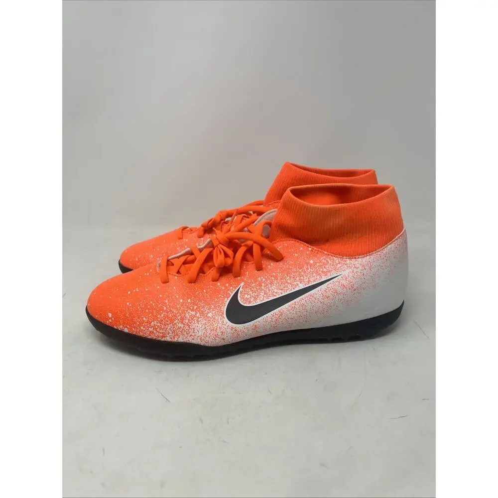 Nike Mercurial Superfly 6 Club TF FG Orange White Black Men Sz 13 ah7372-801 b63